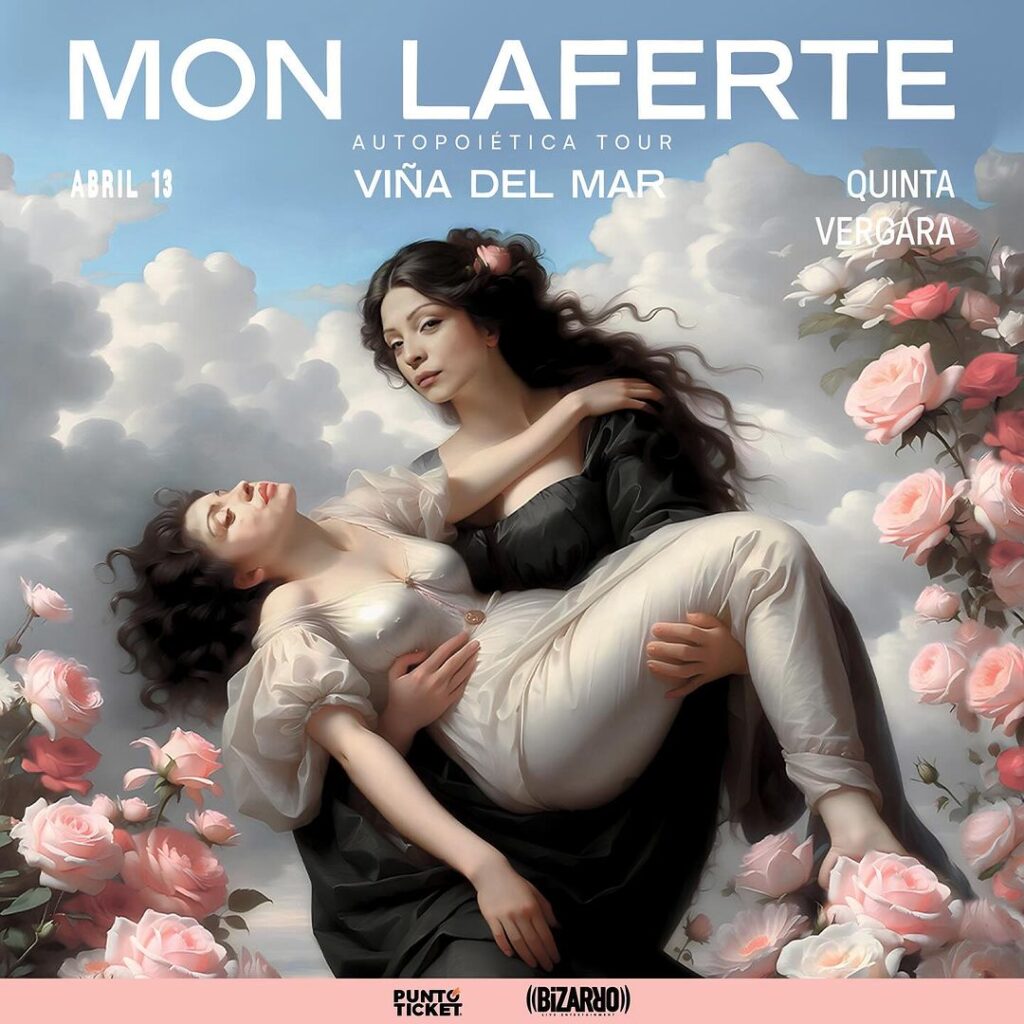 Afiche promocional show Mon Laferte en Viña del Mar. Foto: Bizarro