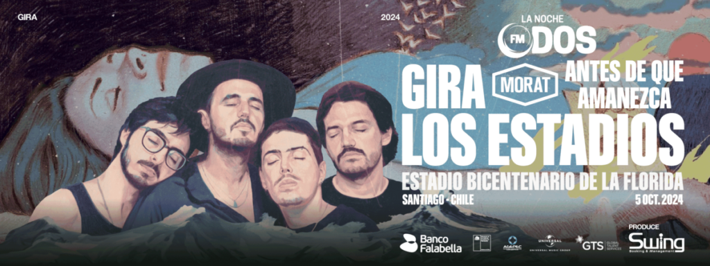 Póster Gira Los Estadios